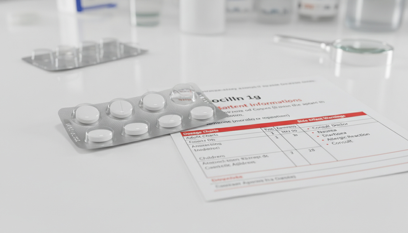 Apocillin 1 g – Bruksområder, Dosering og Bivirkninger