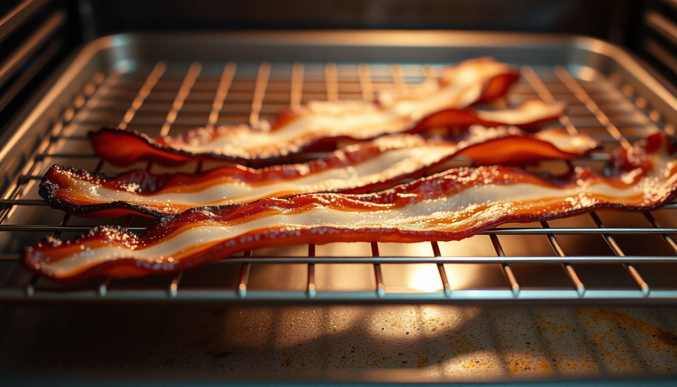 Bacon i stekeovn – slik steker du perfekt sprøtt bacon