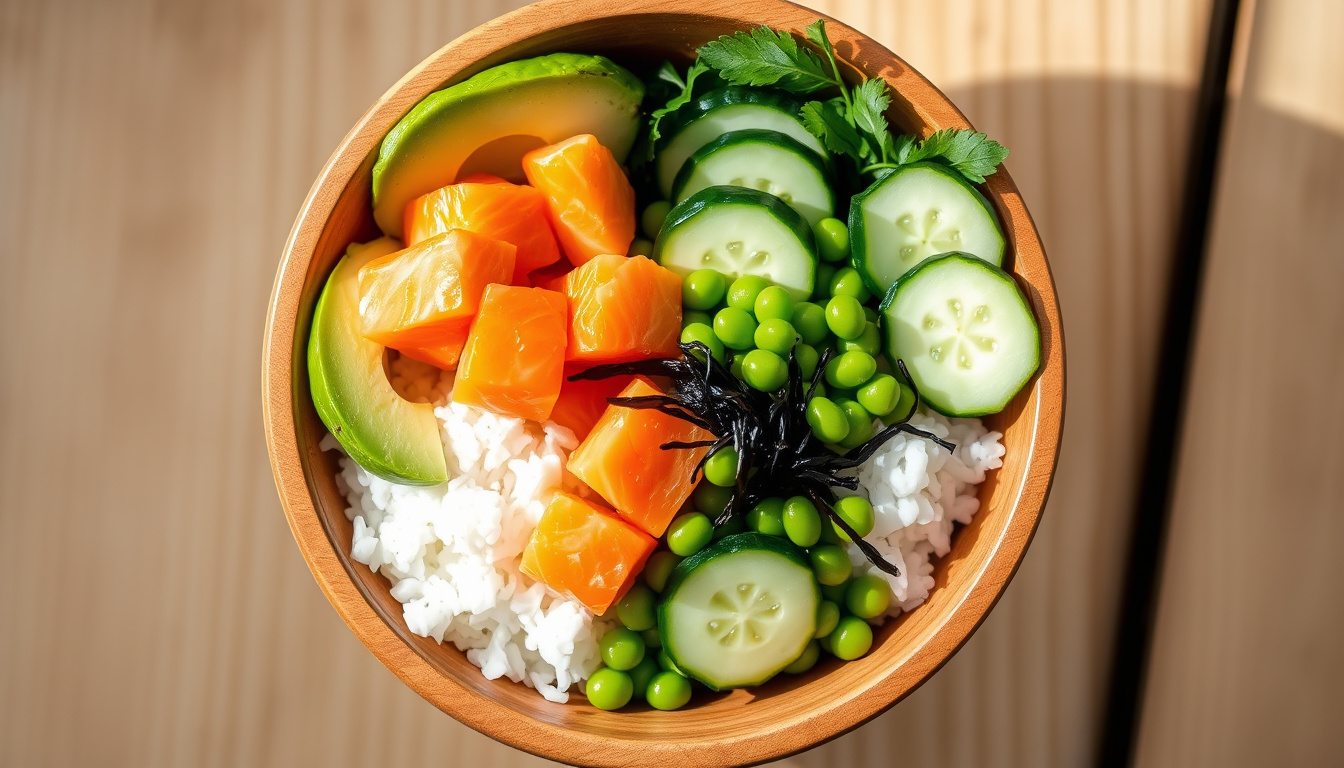 Poke Bowl med Laks: Enkel Oppskrift og Variasjoner