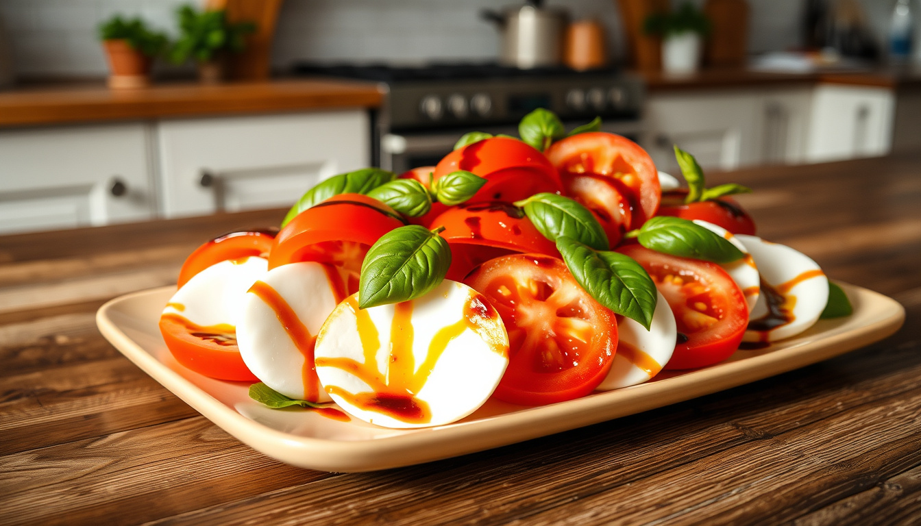 Caprese-salat nær meg: Finn steder og oppskrifter
