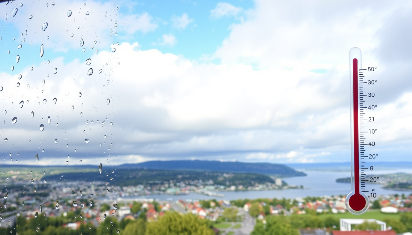 Været i Hamar – nøyaktig time for time og 14 dager